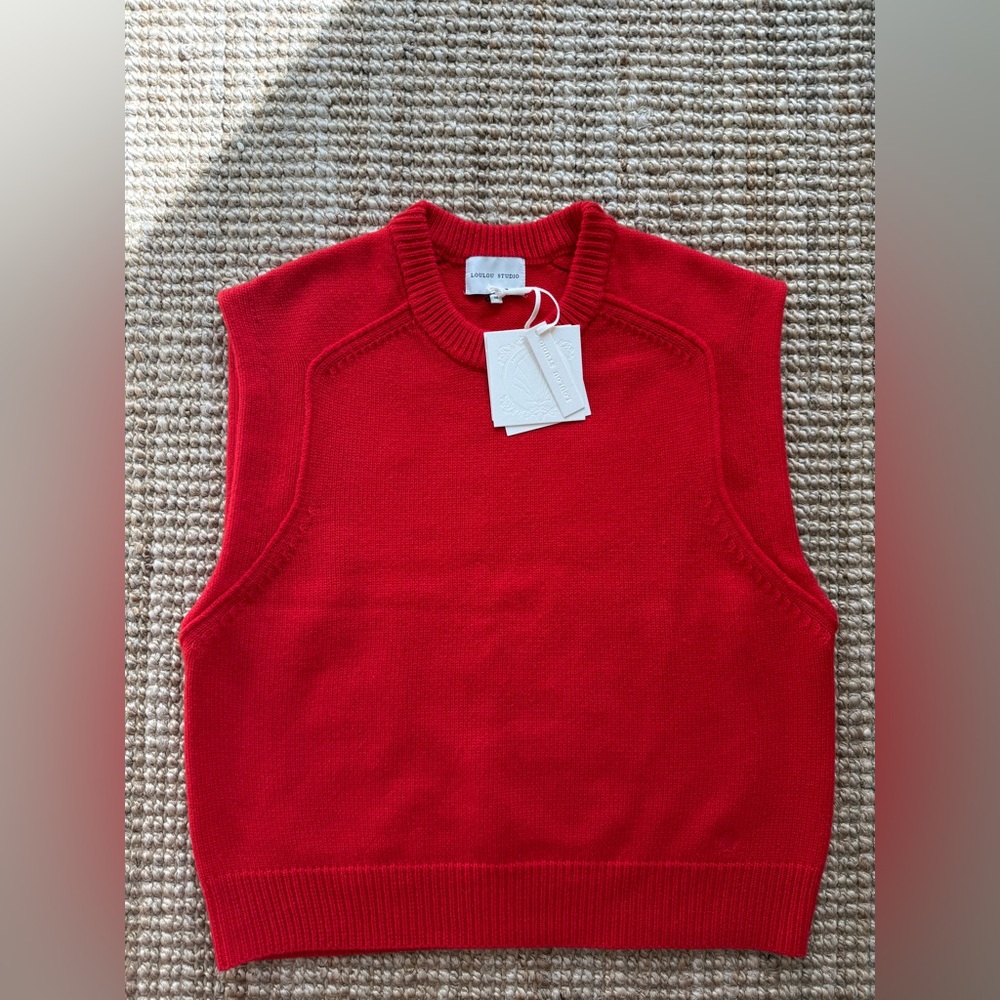Loulou de Saison Mari oversized wool and cashmere-blend vest